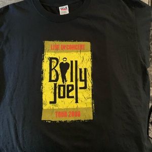 Billy Joel 2008 concert tshirt